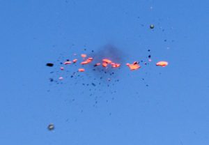 Breaking Moving Clay Target